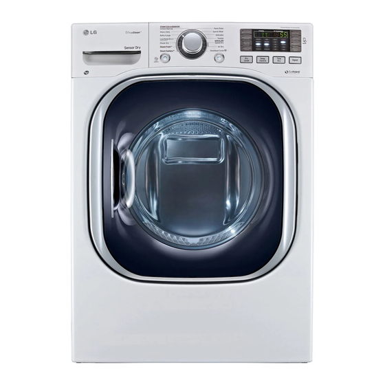 User Manuals: LG DLHX4072V Ultra Large Dryer