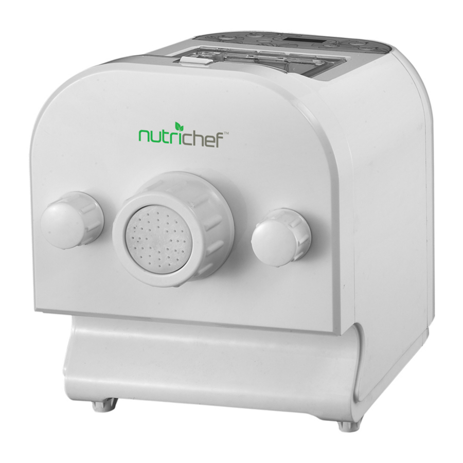 NUTRICHEF PKPM350 Pasta Maker Manual ManualsLib