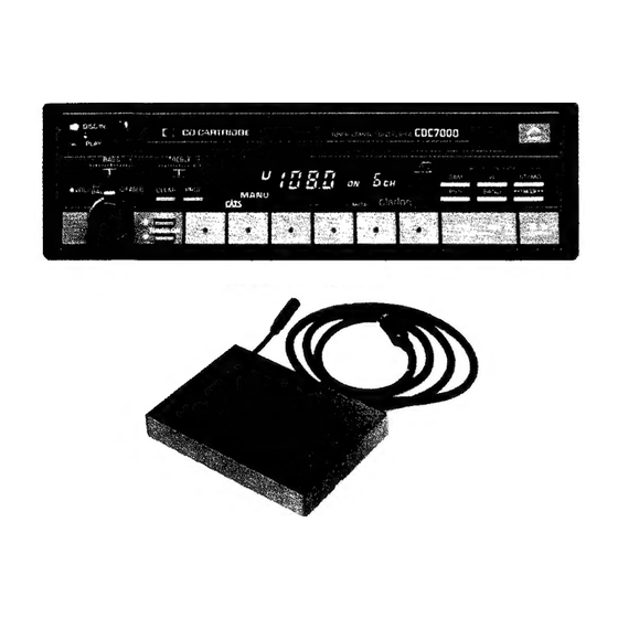 Clarion CDC7000 Service Manual