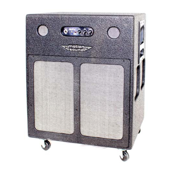 Motion Sound SRV-212 Quick Start Setup Manual