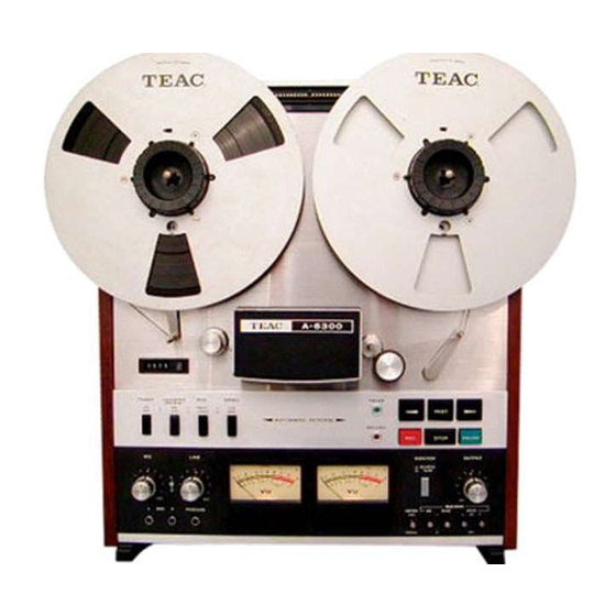 TEAC A-6300 OWNER'S MANUAL Pdf Download