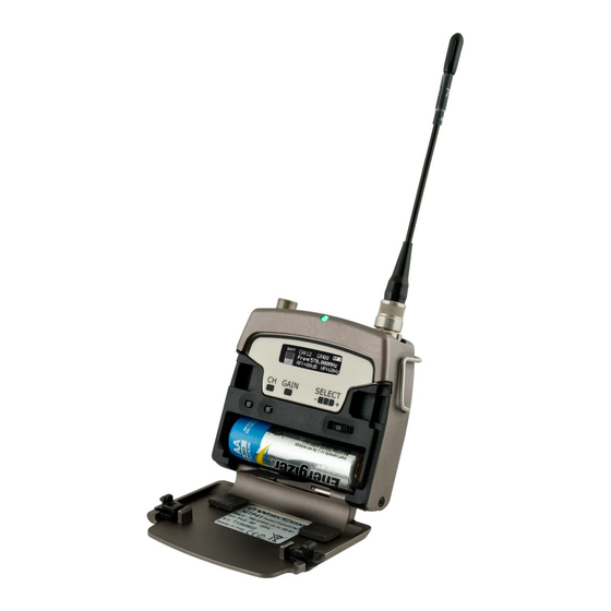 WisyCom MTP41 User Manual