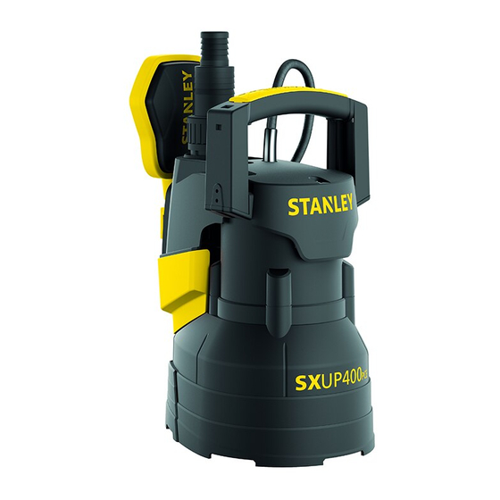 Stanley SXUP400PCE Instructions Manual
