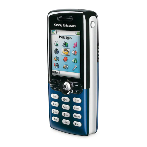 Sony Ericsson T610 Working Instructions