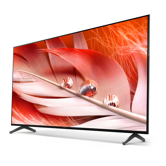 Sony BRAVIA XR-75X9xJ Reference Manual