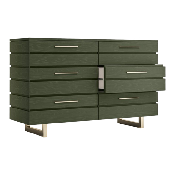 Crate&Barrel Jewel Stripe Assembly Instructions Manual