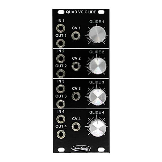 AvonSynth Quad VC Glide User Manual