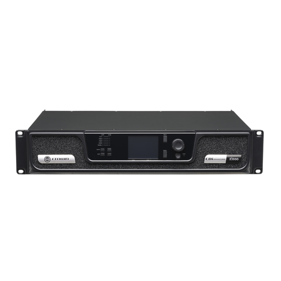 Crown CDi2 600 Addendum