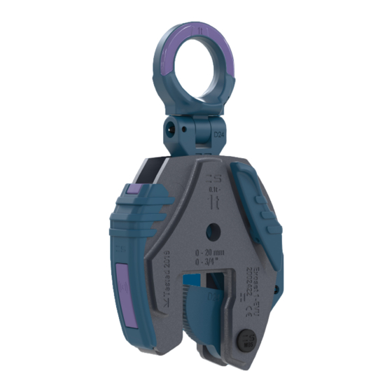 Spanset EXOSET 0.5-EVU Instruction Manual