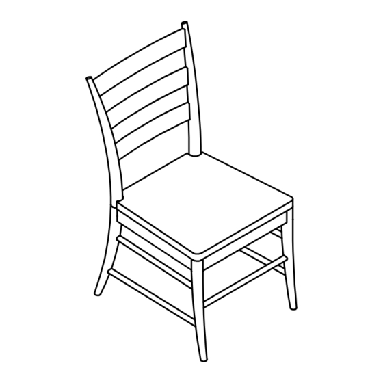Riverside Furniture Rush Seat Side Chair Manual