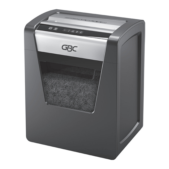 GBC SHREDMASTER SX15-06 Start Here Manual