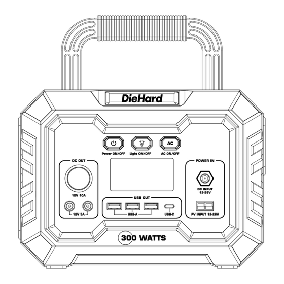 DieHard DH-20001-01 Owner's Manual