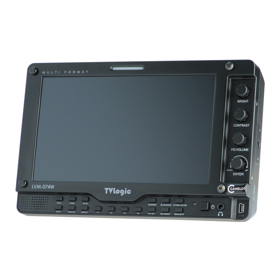 TVLogic LVM-074W Operation Manual