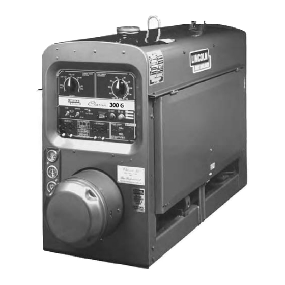 Lincoln Electric CLASSIC 300G 10659 Operator's Manual