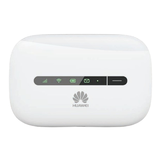 Huawei Mobius E5330Bs-6 Training Manual