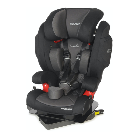 Thomashilfen RECARO Monza Nova 2 Reha Assembly Instructions Manual