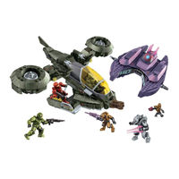 Mega MEGA BLOCKS HALO UNSC Hornet versus Covenant Vampire Manual