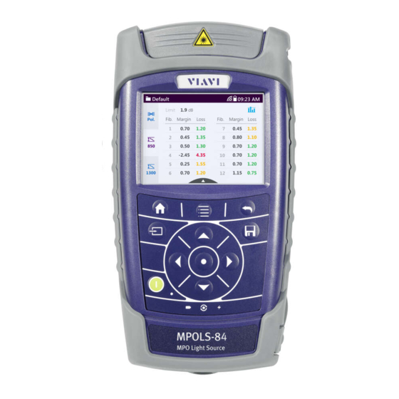 Viavi SmartClass MPOLS-84 Operating Manual