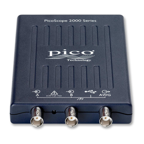 pico Technology PicoScope 2200A Series User Manual