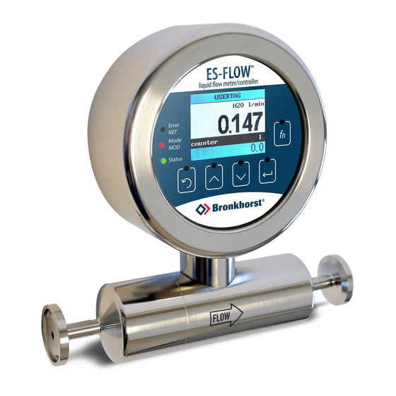 BRONKHORST ES-FLOW Quick Installation Manual