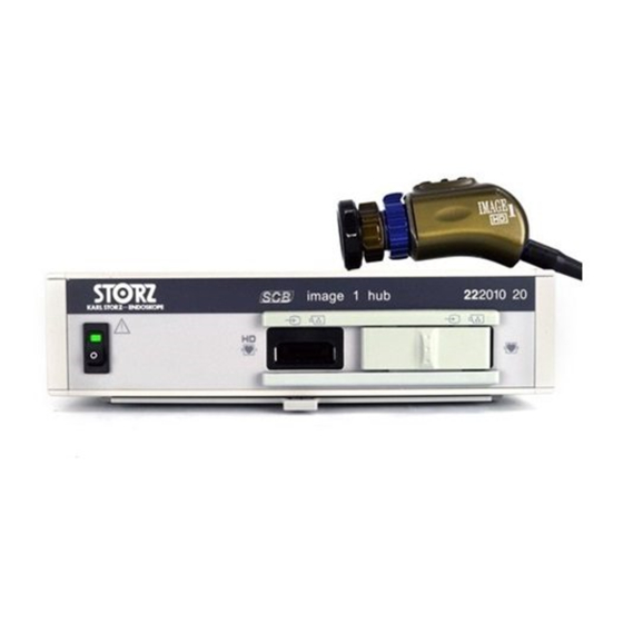 Storz IMAGE1 HUB 22201020-104 Instruction Manual