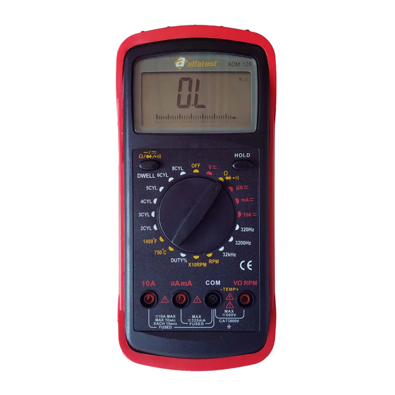 alfatest ADM-128 Manual