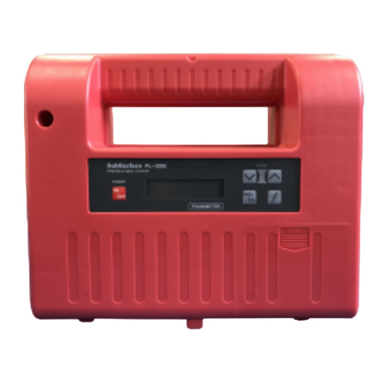 SubSurface Instruments PL-2000 Quick Reference Manual