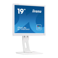 Iiyama ProLite B1980SD-W1 User Manual