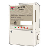 HBX ZON-0500 Installation Manual