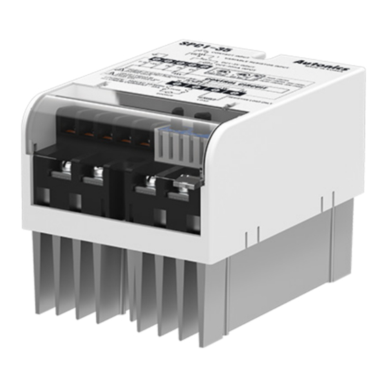 Autonics SPC Series Quick Start Manual