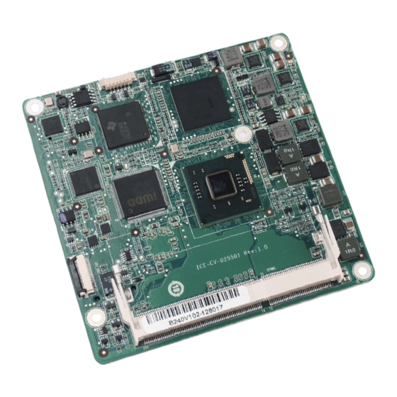 IEI Technology ICE-CV-D25501/N26001 User Manual