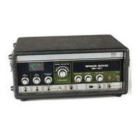 Roland Echo Chamber RE-101 Instructions