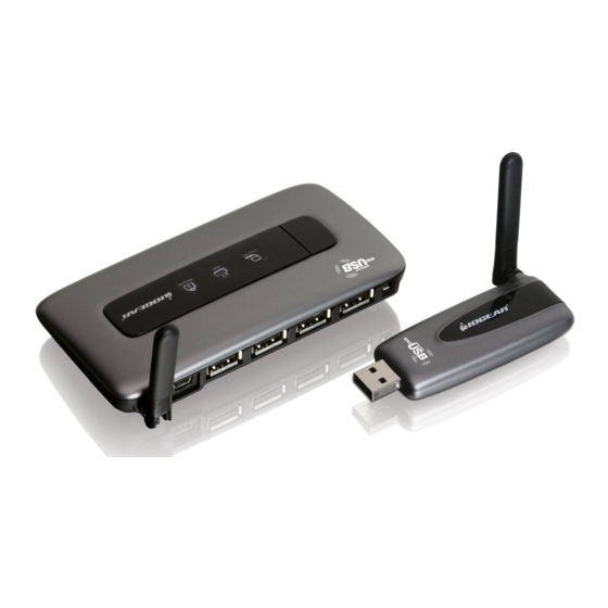 IOGear Wireless USB Hub and Adapter Kit GUWH204KIT Installation Manual