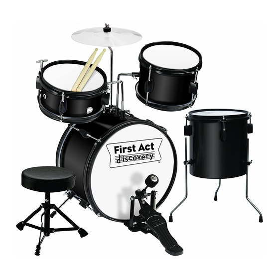 First Act Discovery Drum Set Instruction Manual