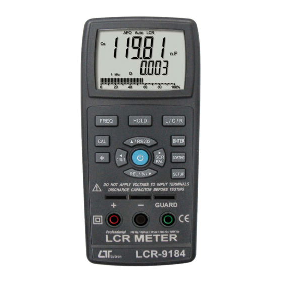 Lutron Electronics LCR-9184 Manuals