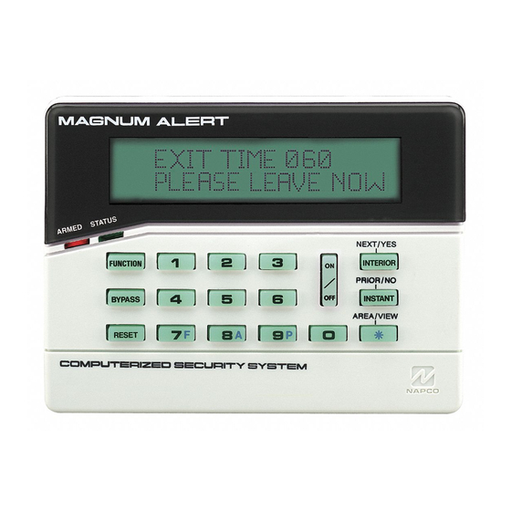 NAPCO RP3000LCDe Operating Manual