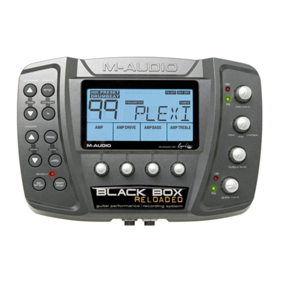 M-Audio black box User Manual