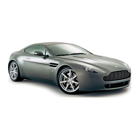 Aston Martin V8 Vantage Workshop Manual