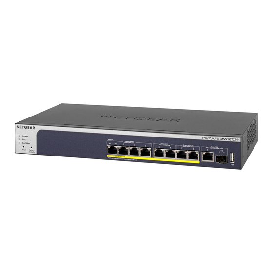 NETGEAR MS510TX Installation Manual