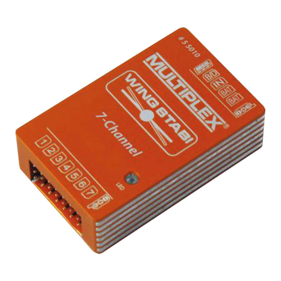 Multiplex WINGSTABI EASY Control Manual