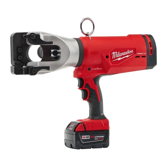 Milwaukee M18 FORCE LOGIC 1590 ASCR Operator's Manual