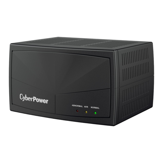 CyberPower CL1000VR User Manual