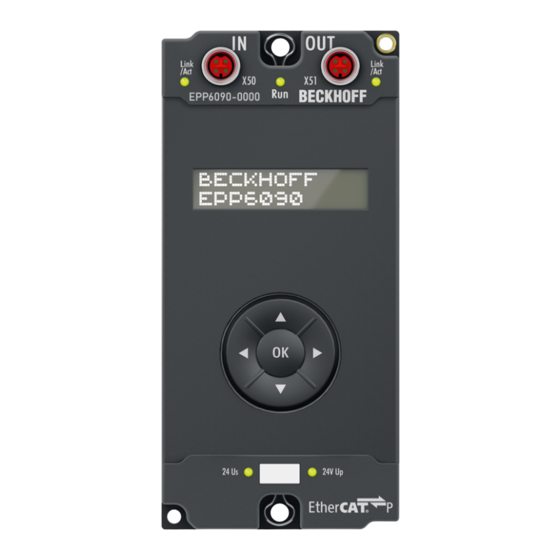Beckhoff EPP6090-0000 Manuals