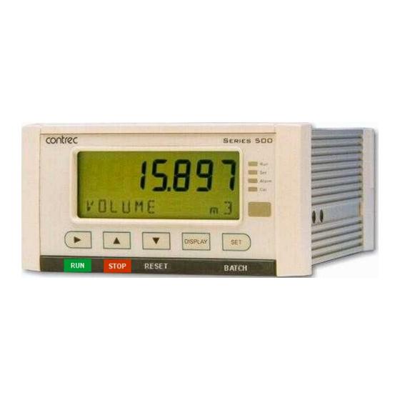 Contrec 505 BC01 Operation Manual