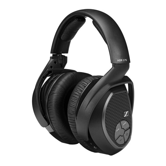 Sennheiser RS 175 Instruction Manual