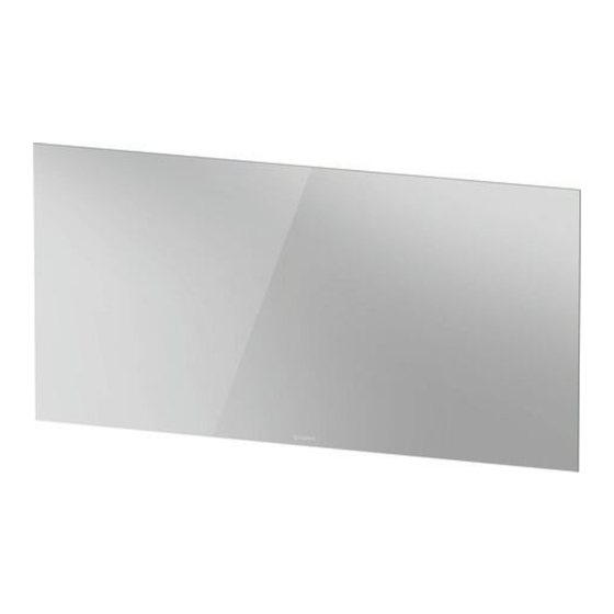 DURAVIT LM 7824 Mounting Instructions