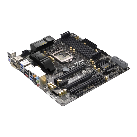 ASROCK Z87M Extreme4 Quick Install Manual