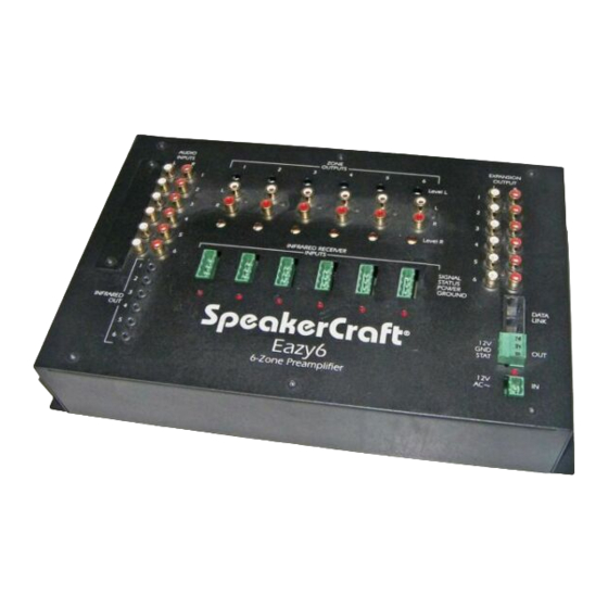 SpeakerCraft Eazy6 Owner's Manual