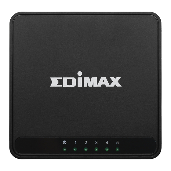 Edimax ES-3305P V3 Quick Installation Manual