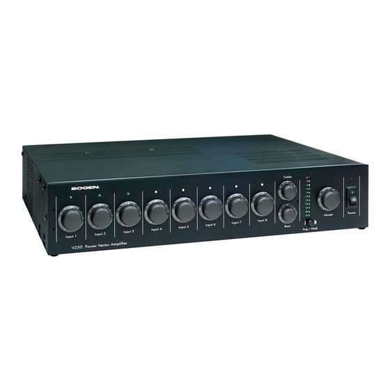 Bogen & V250 Installation And Use Manual